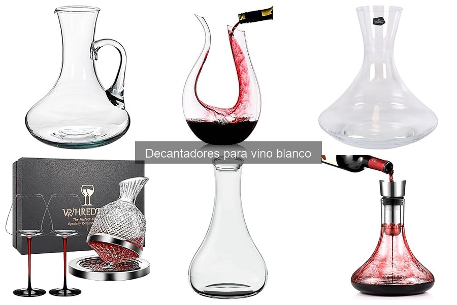 Cómo elegir el mejor decantador de vino blanco