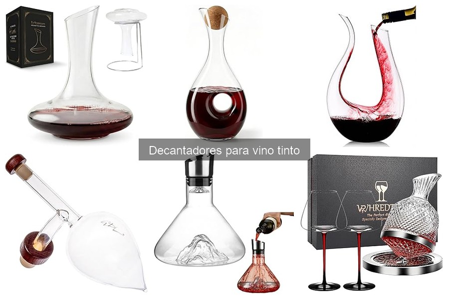 Cómo elegir el mejor decantador para vino tinto