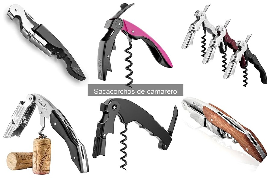 Cómo elegir el mejor sacacorchos de camarero para vinos