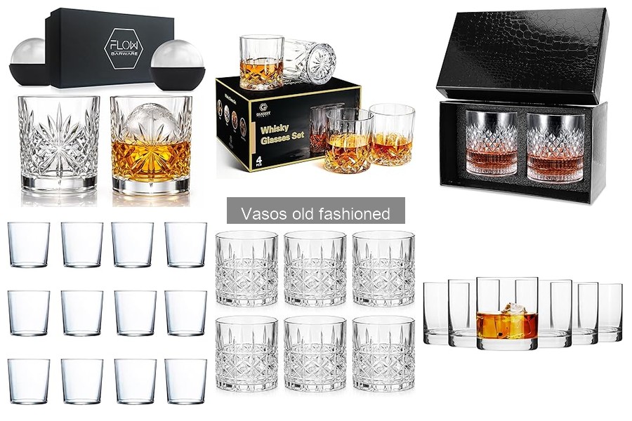 Cómo elegir el vaso old fashioned perfecto para cocktails
