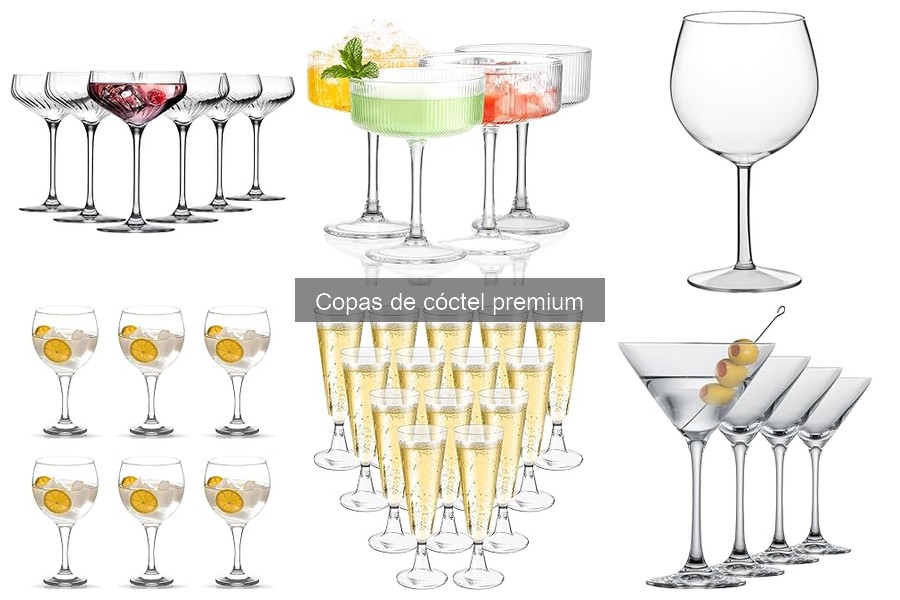 Cómo elegir la copa de cóctel premium ideal para tus bebidas