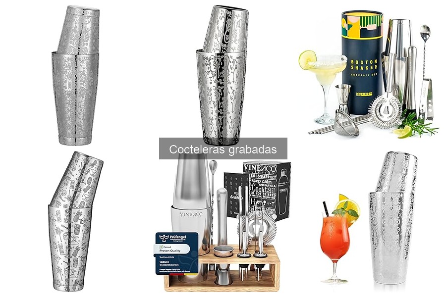 Cómo elegir la mejor coctelera grabada para tu bar en casa