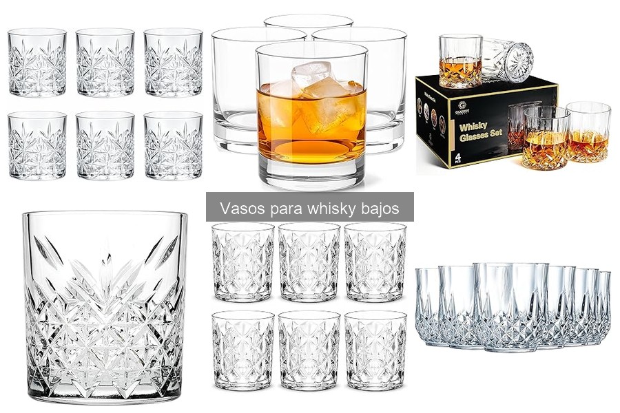 Cómo elegir los mejores vasos para whisky bajos