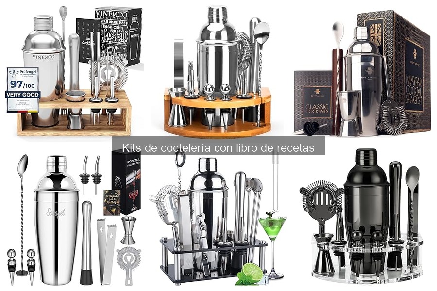 Cómo Elegir un Buen Kit de Coctelería con Recetas