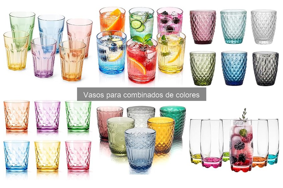 Cómo elegir vasos para cócteles coloridos: guía de compra