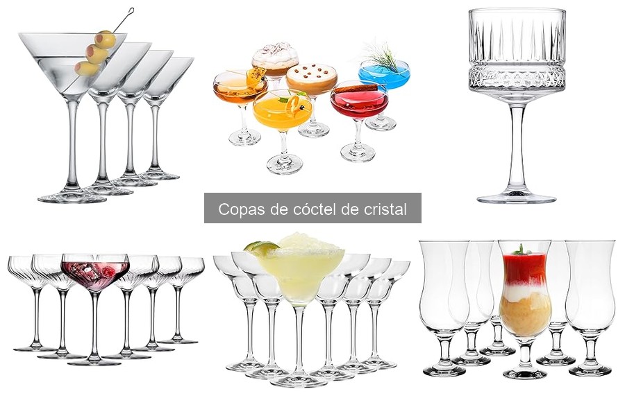 Cómo limpiar y mantener copas de cóctel de cristal