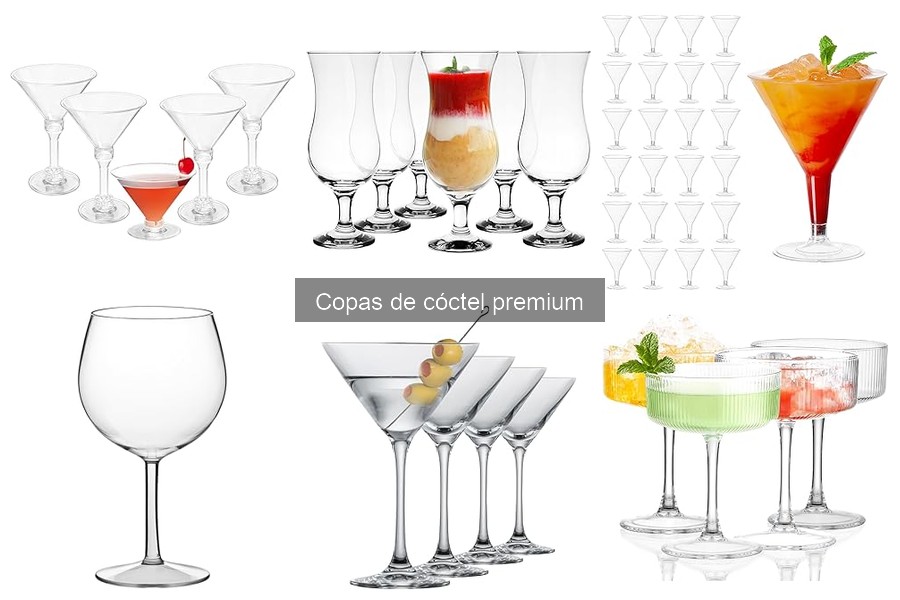 Cómo limpiar y mantener copas de cóctel premium