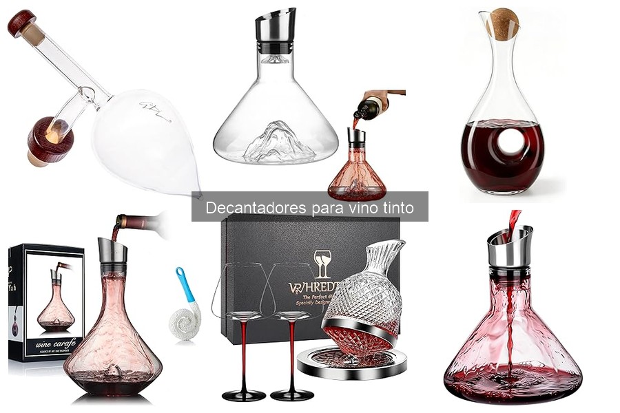 Cómo limpiar y mantener decantadores de vino tinto
