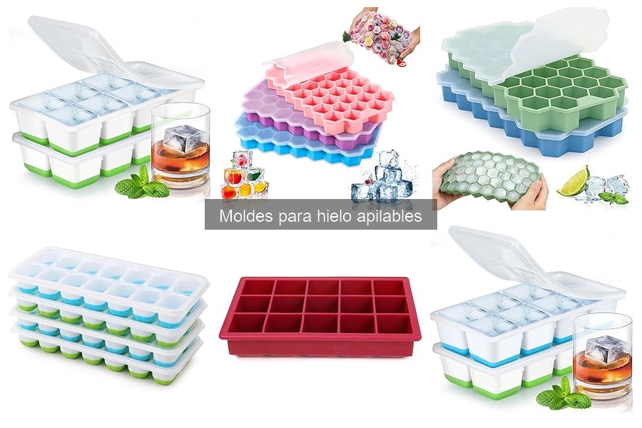Cómo Limpiar y Mantener Moldes para Hielo Apilables