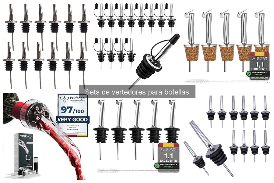 Cómo limpiar y mantener vertedores para botellas