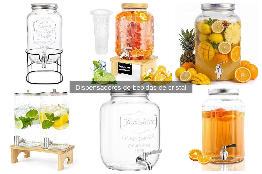 Cómo los dispensadores de cristal transforman tus fiestas