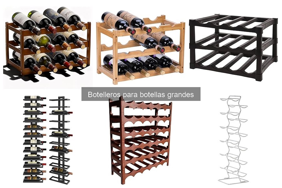 Cómo mantener botelleros para botellas grandes y cuidarlos