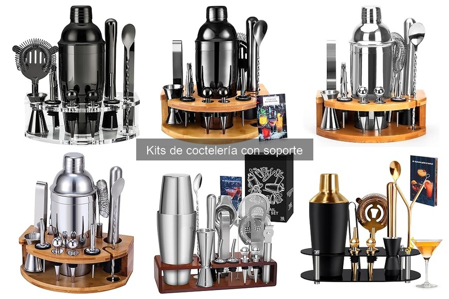 Cómo mantener y limpiar tu kit de coctelería con soporte