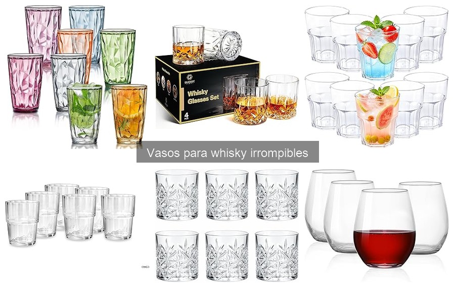 Cómo mantener y limpiar vasos irrompibles para whisky