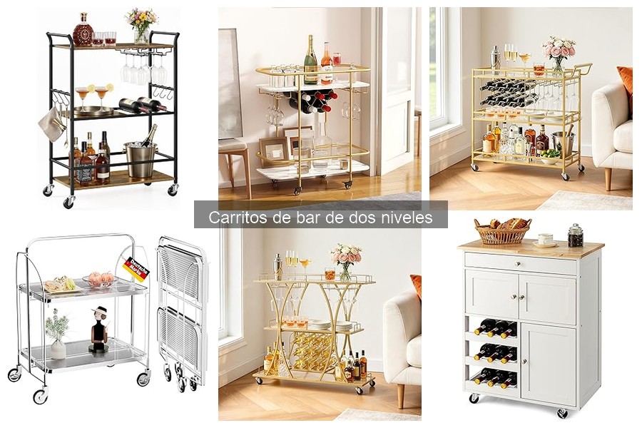 Cómo personalizar un carrito de bar de dos niveles