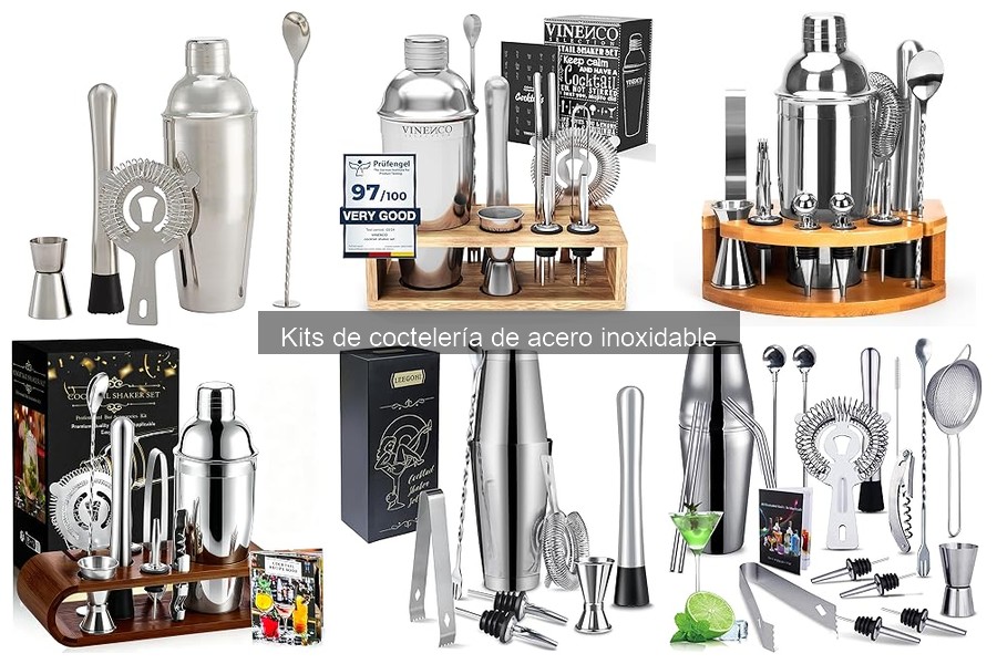 Cómo usar correctamente un kit de coctelería de acero inoxidable
