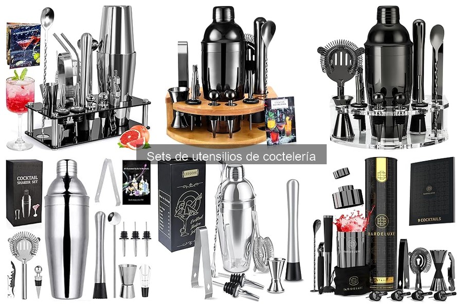 Cómo usar los utensilios de un set de coctelería