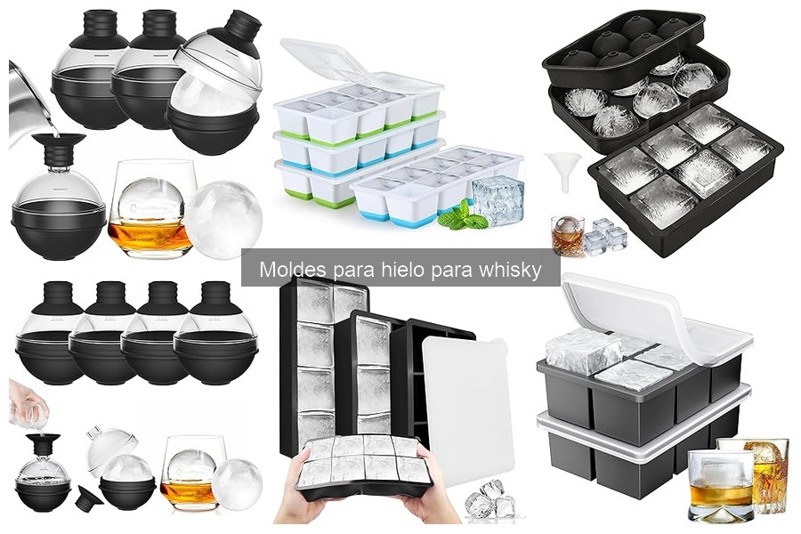 Cómo usar moldes de hielo para whisky correctamente