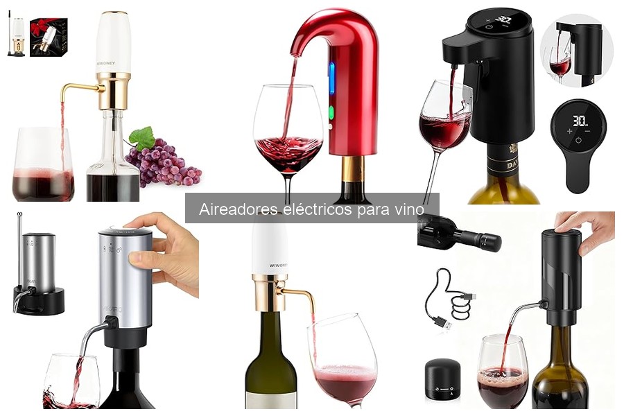 Cómo usar un aireador eléctrico para vino de forma correcta