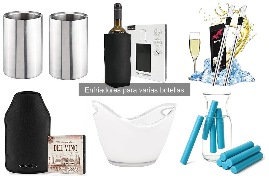 Cómo usar un enfriador para varias botellas correctamente