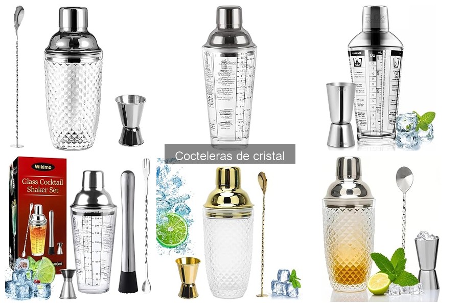 Cómo usar una coctelera de cristal correctamente