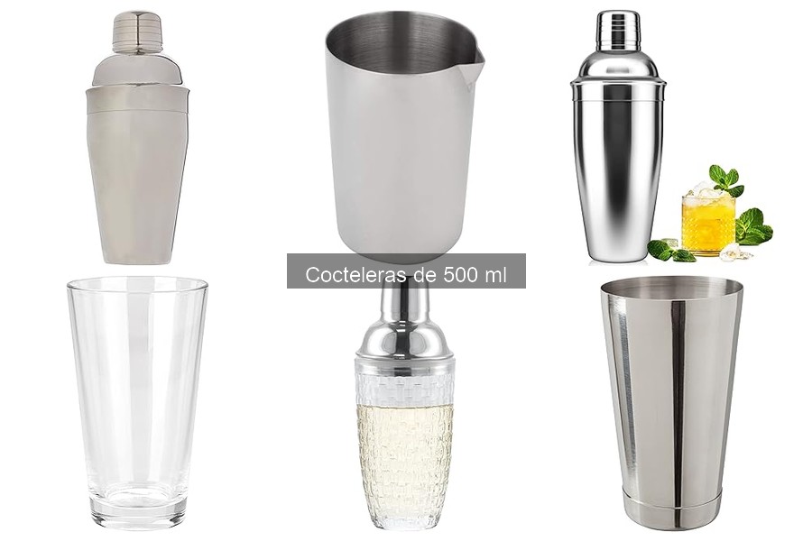 Cómo utilizar correctamente una coctelera de 500 ml