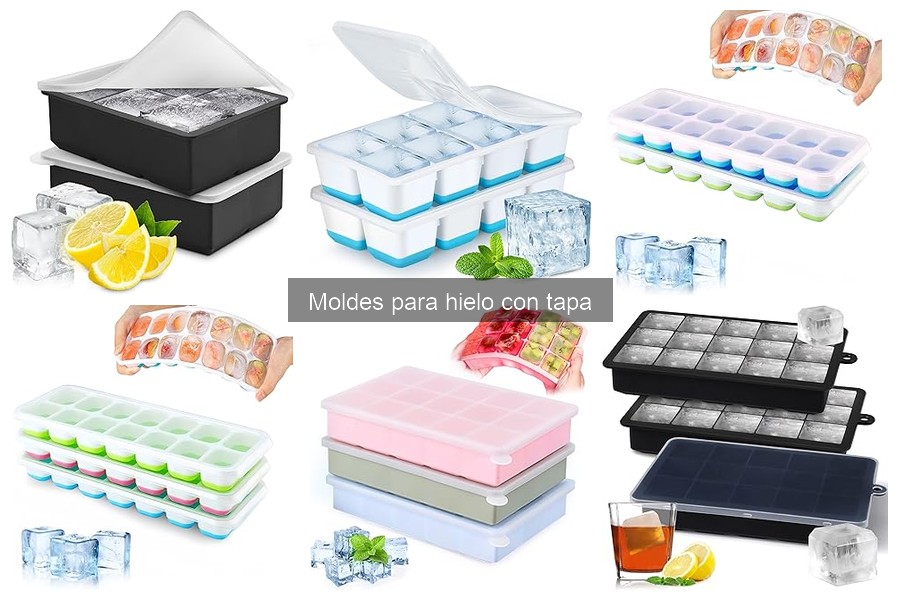 Cómo Utilizar Moldes para Hielo con Tapa de Forma Eficiente