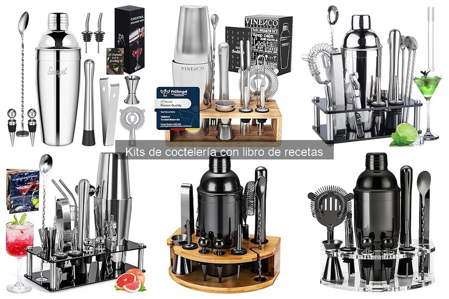 Cómo Utilizar un Kit de Coctelería con Libro de Recetas