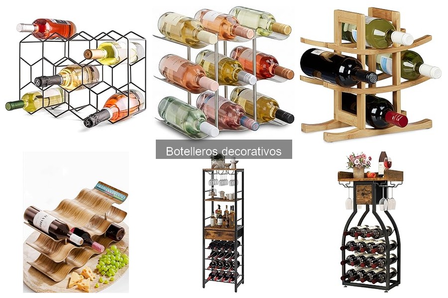 Comparativa: Botelleros Decorativos de Madera vs. Metal