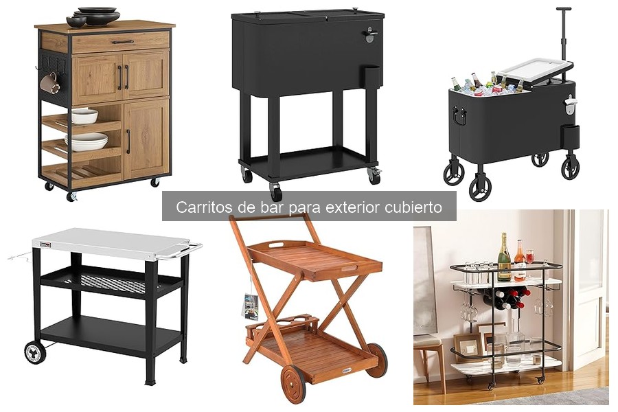 Comparativa Carritos de Bar: Exterior vs Interior