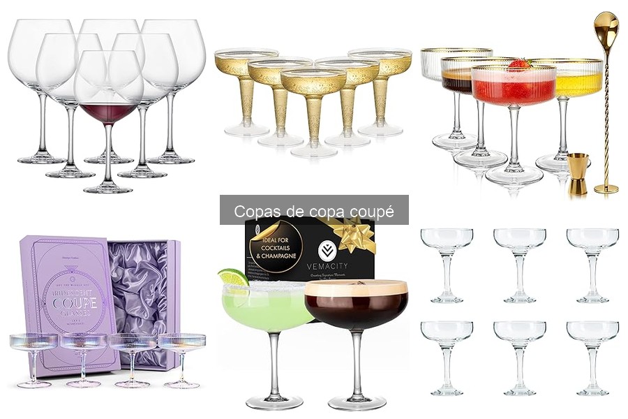 Comparativa: Copas Coupé vs Copas de Cóctel
