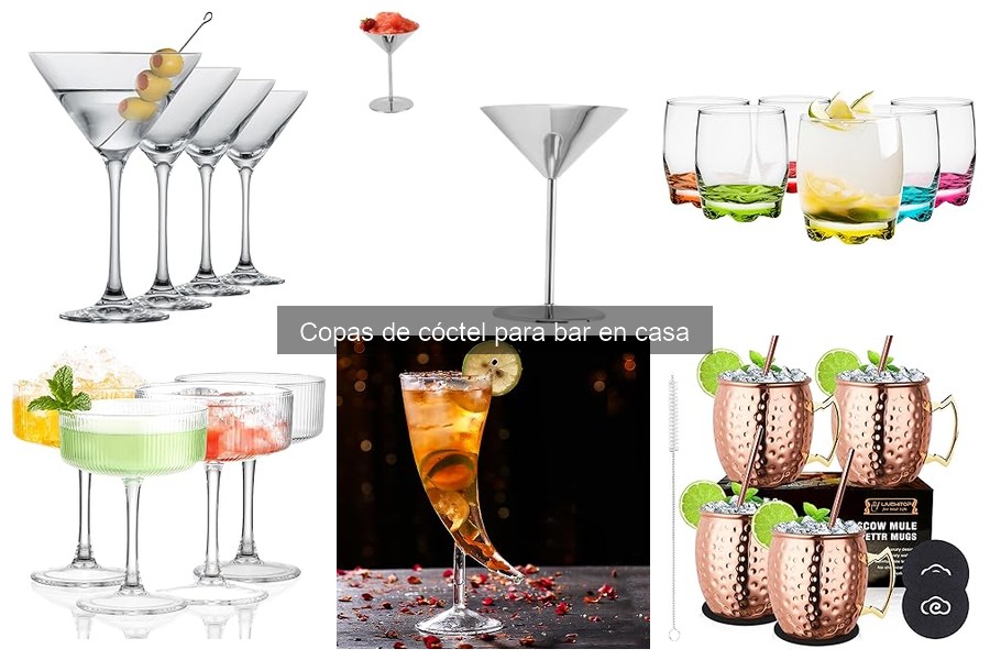 Comparativa: Copas de cóctel de cristal vs acrílico