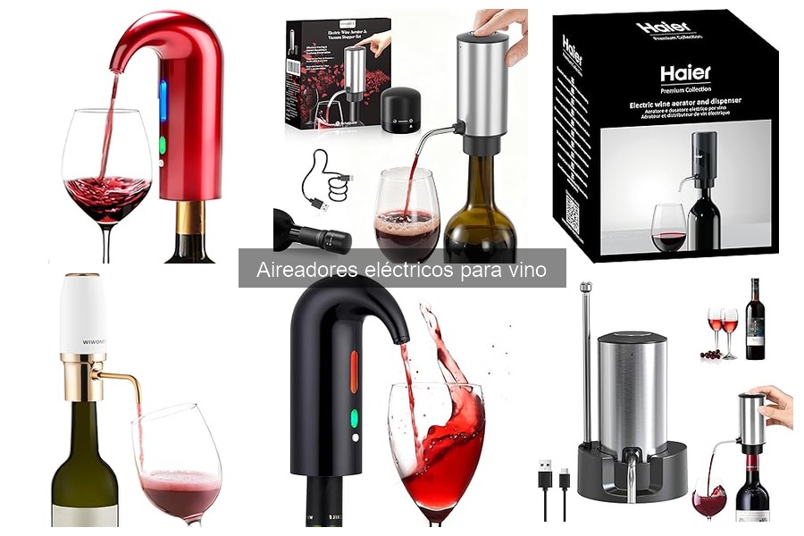Comparativa de aireadores eléctricos vs manuales para vino