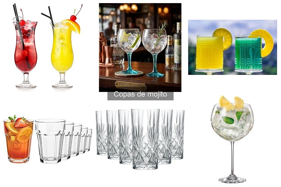Comparativa de copas de mojito: calidad y diseño