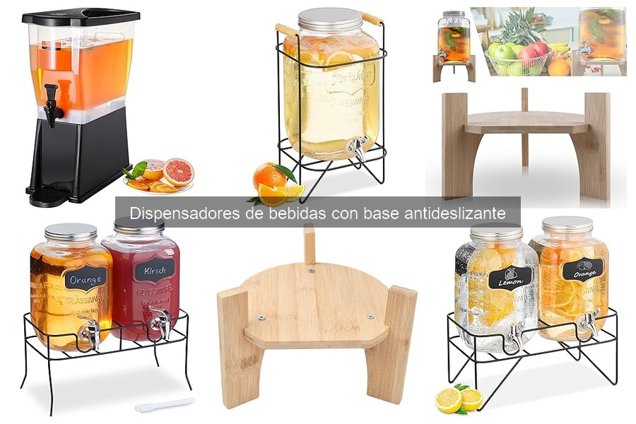 Comparativa de dispensadores de bebidas antideslizantes