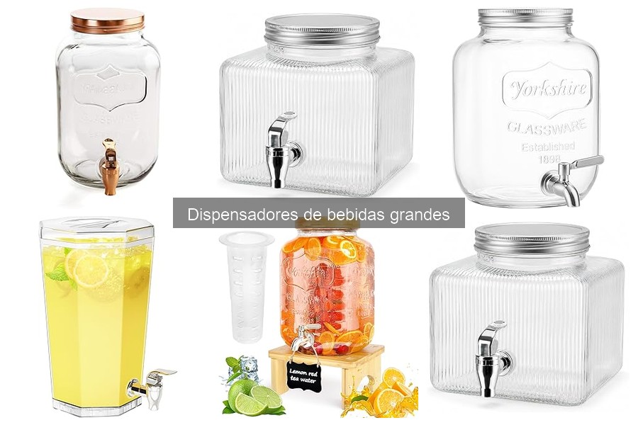 Comparativa de Dispensadores de Bebidas Grandes para Casa