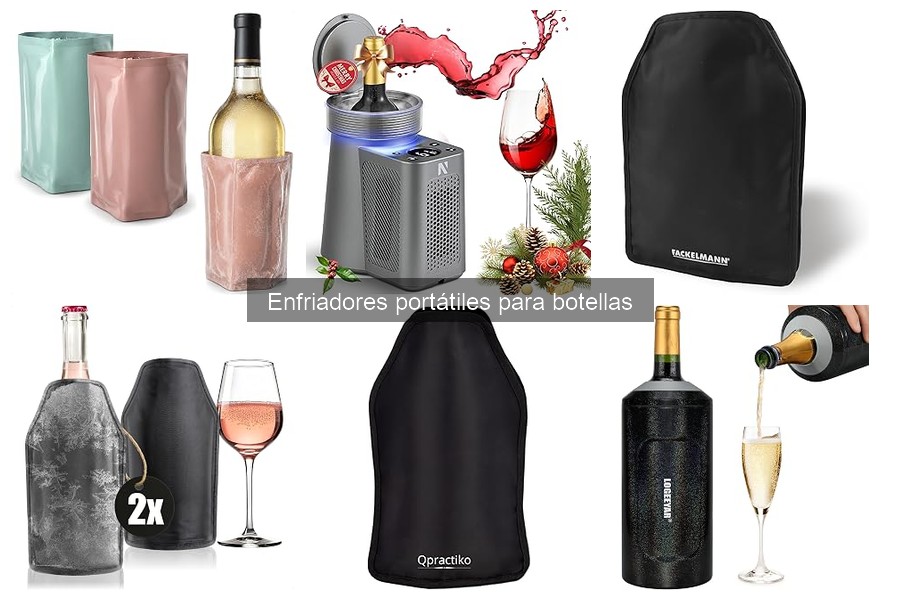 Comparativa de Enfriadores Portátiles para Botellas