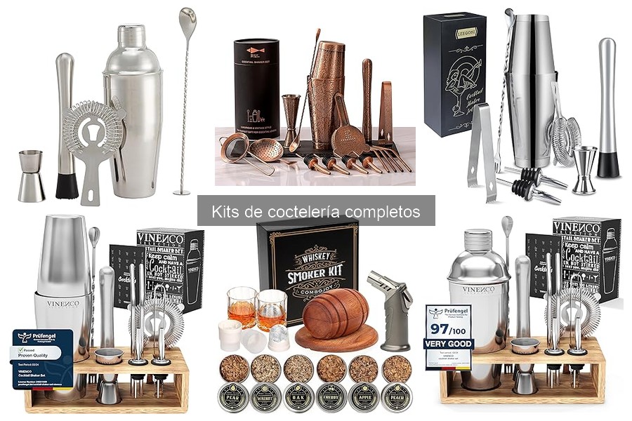 Comparativa de los Mejores Kits de Coctelería del Mercado