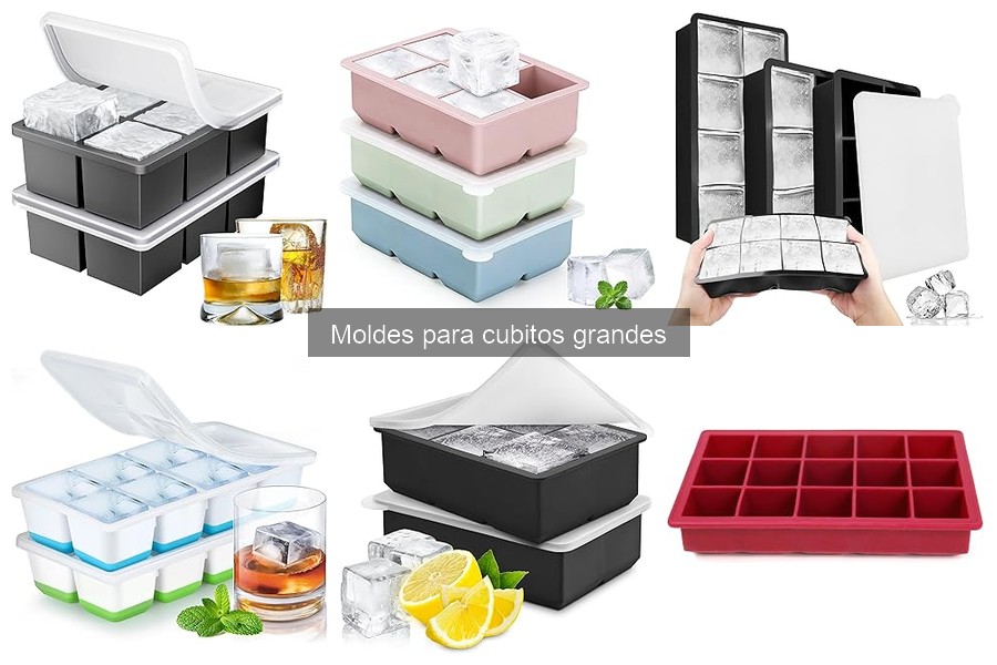 Comparativa de los mejores moldes para cubitos grandes