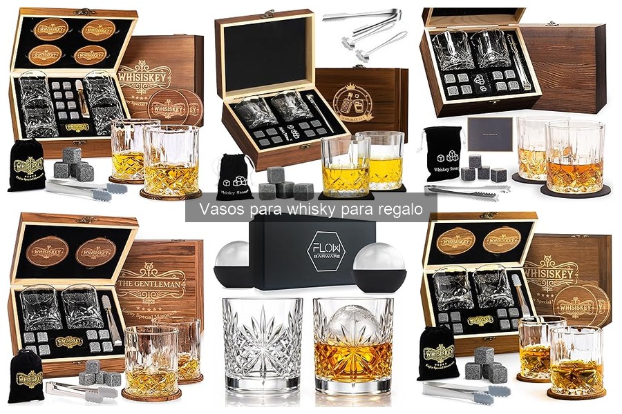 Comparativa de los Mejores Vasos para Whisky para Regalar
