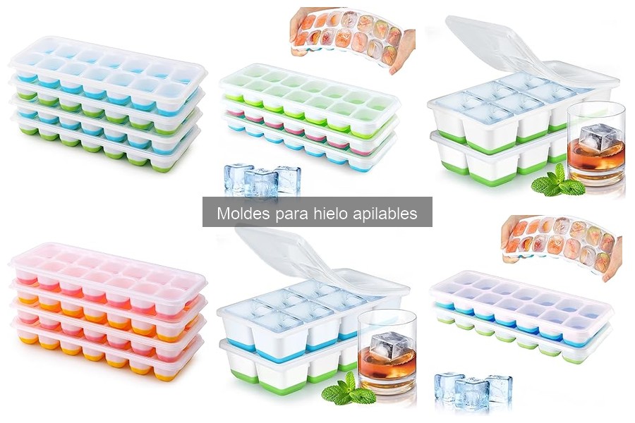Comparativa de Moldes para Hielo: Apilables vs. Silicona