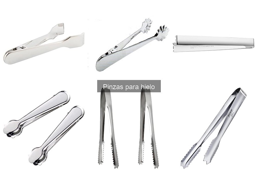Comparativa de Pinzas para Hielo: Acero Inox vs Plástico