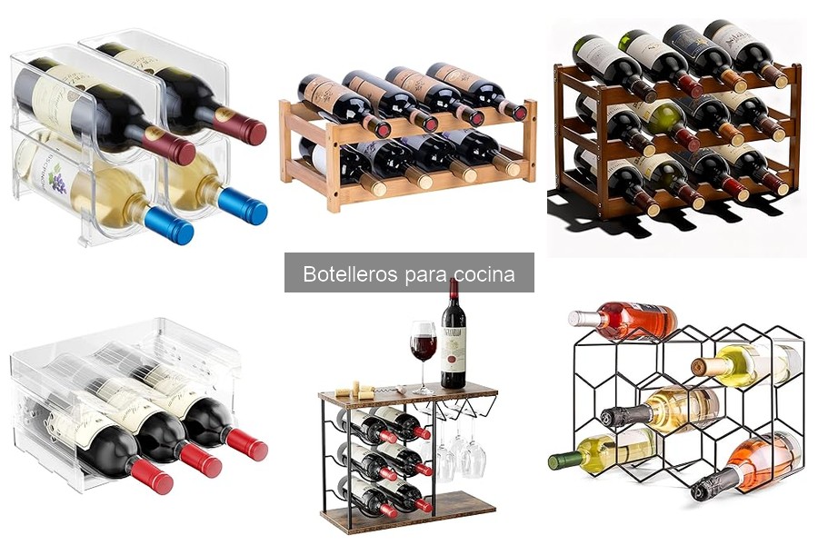 Comparativa de precios de botelleros para cocina