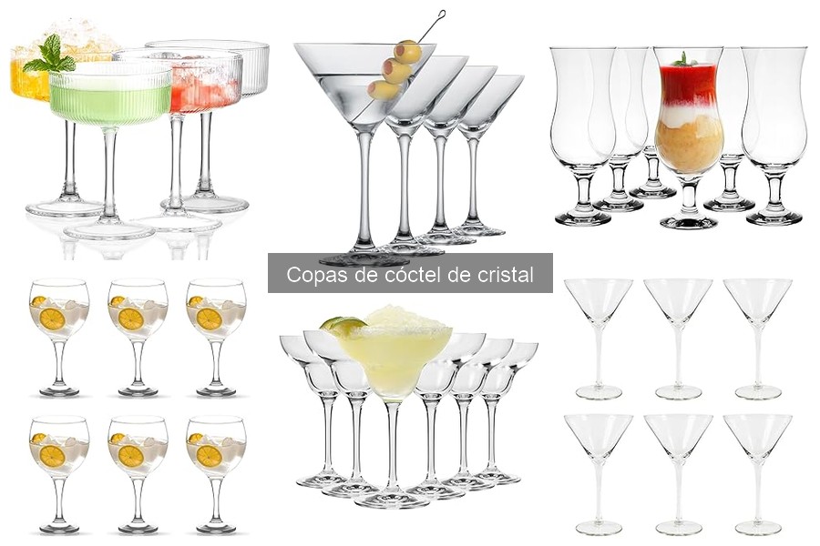 Comparativa de precios de copas de cóctel de cristal online