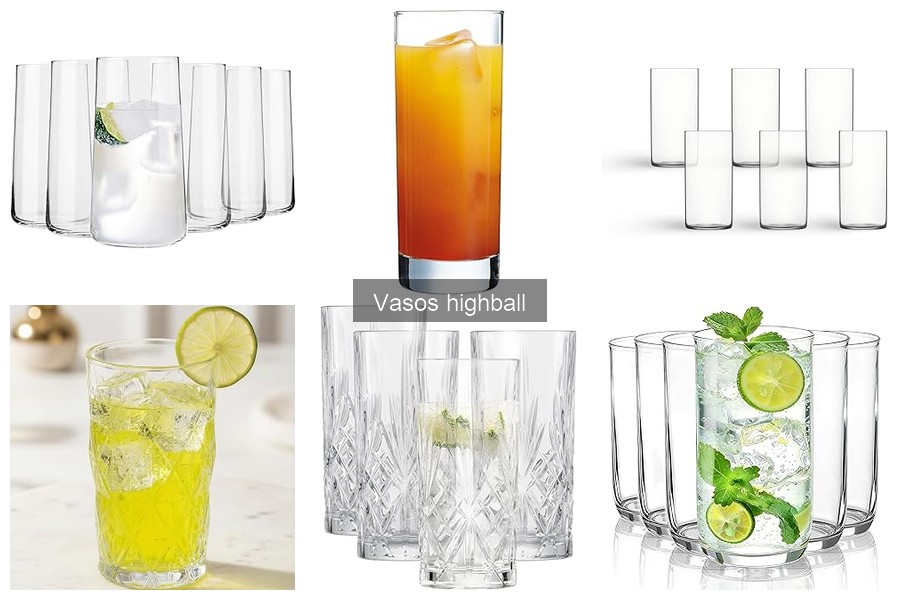 Comparativa de precios de vasos highball en tiendas