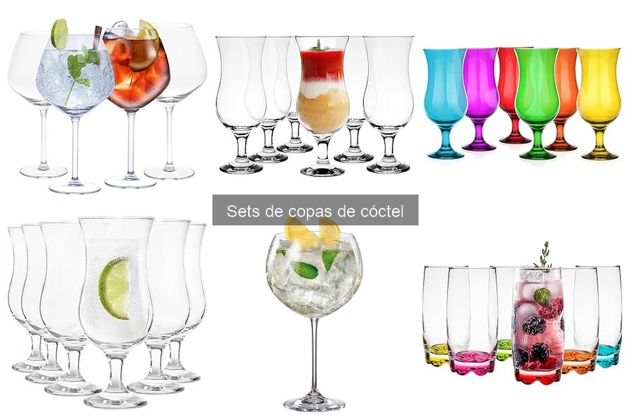 Comparativa de sets de copas de cóctel: marcas y precios