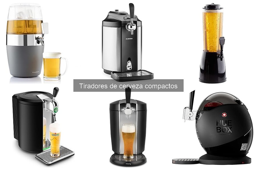 Comparativa de tiradores de cerveza compactos para tu hogar