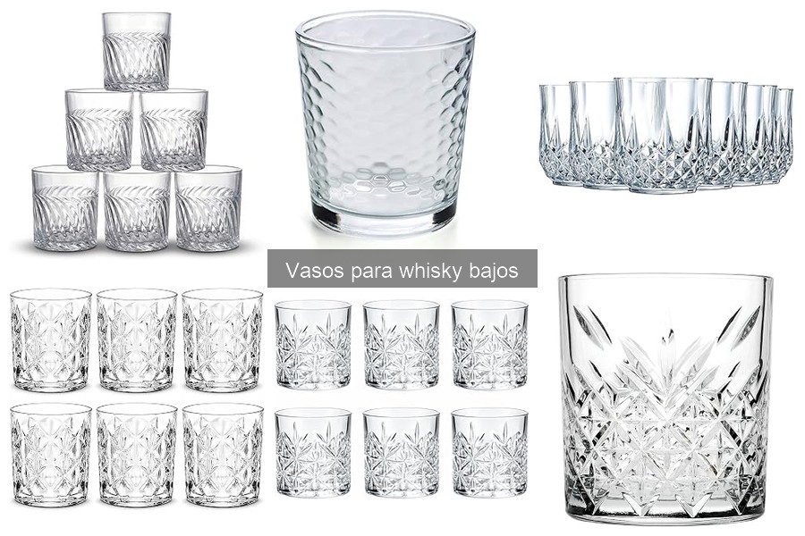 Comparativa de Vasos para Whisky Bajos: Mejores Marcas