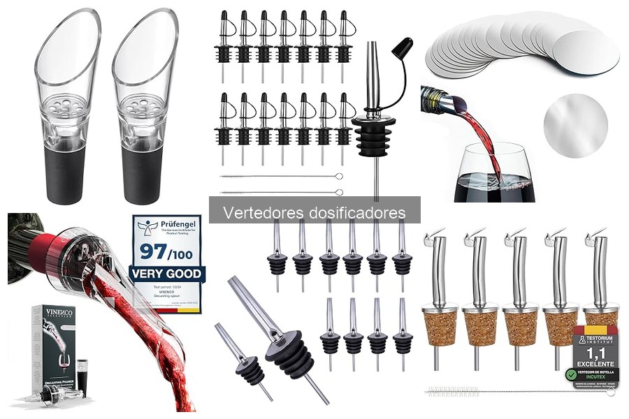 Comparativa de vertedores dosificadores: marcas y características