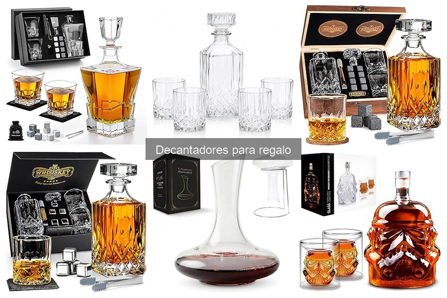 Comparativa: Decantadores de vidrio vs. cristal